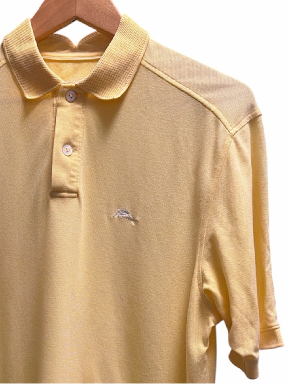 🆕WOT Tomny Bahama Polo Shirt in Butter Yellow